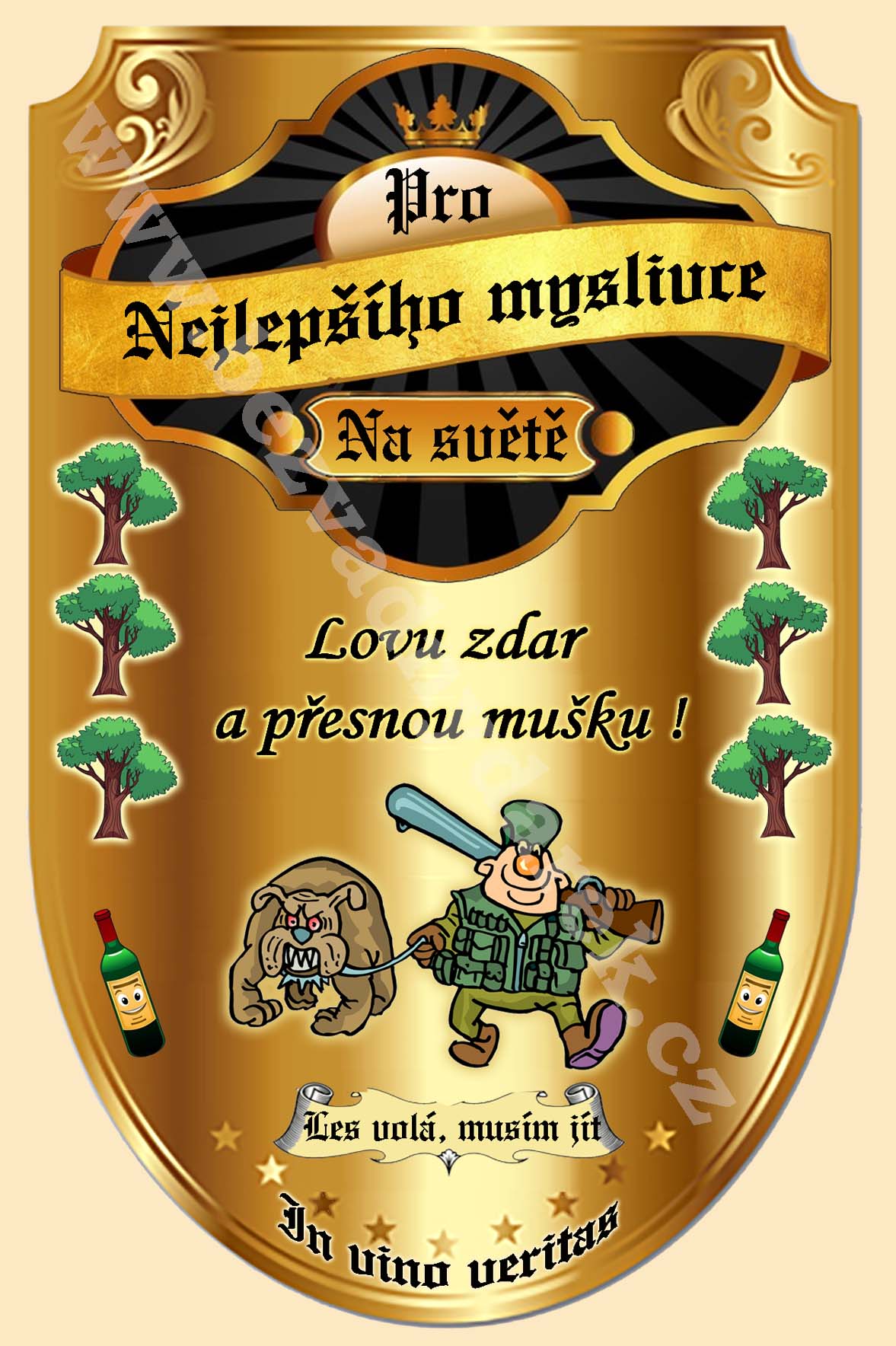 Ukázka originální etikety 1